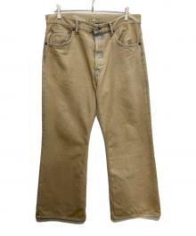 Acne studios（アクネ ストゥディオズ）の古着「ルーズフィットデニムパンツ」｜ブラウン