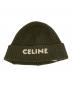 CELINE（セリーヌ）の古着「ウールニット帽」｜グリーン