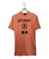 stussy（ステューシー）の古着「半袖ロングTシャツ」｜オレンジ