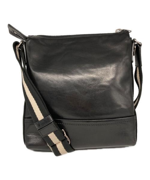 BALLY（バリー）BALLY (バリー) TREZZINI レザーショルダーバッグ/トレッツィーニ ブラックの古着・服飾アイテム