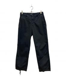STONE ISLAND（ストーンアイランド）の古着「ストレートパンツ」｜ブラック