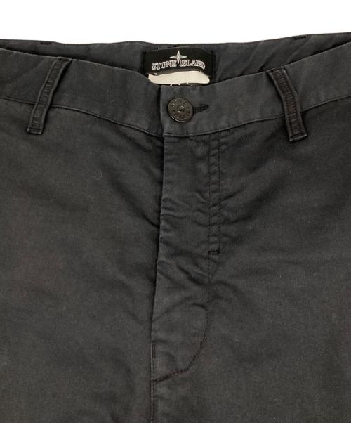 STONE ISLAND（ストーンアイランド）STONE ISLAND (ストーンアイランド) ストレートパンツ ブラック サイズ:44の古着・服飾アイテム