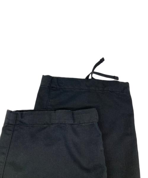 STONE ISLAND（ストーンアイランド）STONE ISLAND (ストーンアイランド) ストレートパンツ ブラック サイズ:44の古着・服飾アイテム