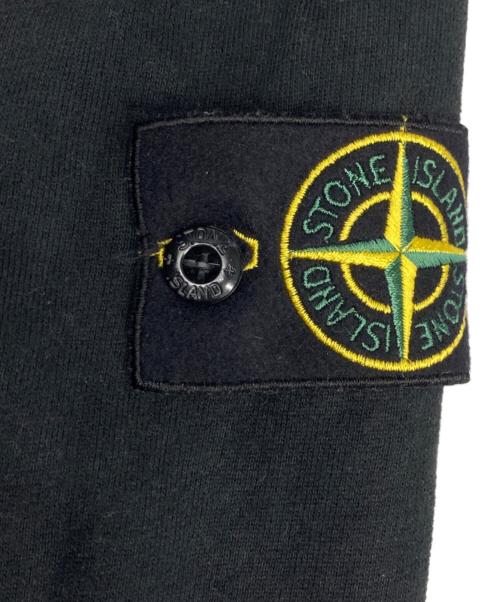 STONE ISLAND（ストーンアイランド）STONE ISLAND (ストーンアイランド) ハーフジップ スウェットシャツ ブラック サイズ:Mの古着・服飾アイテム