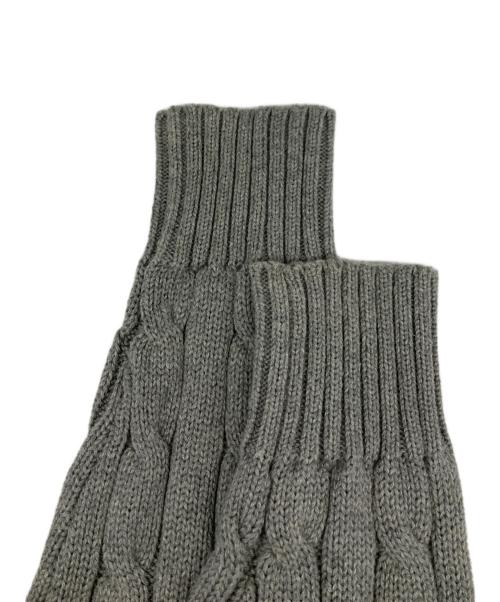 POLO RALPH LAUREN（ポロ・ラルフローレン）POLO RALPH LAUREN (ポロ・ラルフローレン) ケーブルニット グレー サイズ:Ｓの古着・服飾アイテム