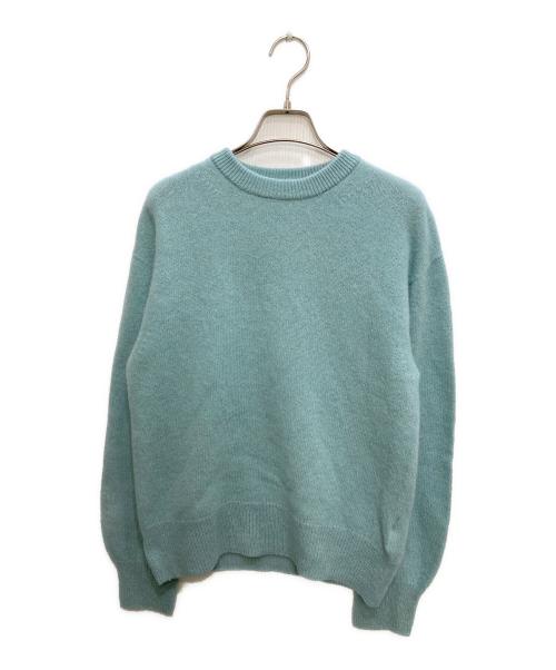 Spick and Span（スピック＆スパン）Spick and Span (スピック＆スパン) BABY ALPACAクルーニット ブルー サイズ:表記無しの古着・服飾アイテム