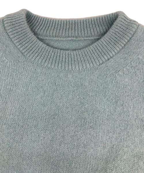 Spick and Span（スピック＆スパン）Spick and Span (スピック＆スパン) BABY ALPACAクルーニット ブルー サイズ:表記無しの古着・服飾アイテム