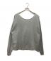 ACLENT (アクレント) cutoff oneshoulder loose sweat グレー サイズ:Free：7000円