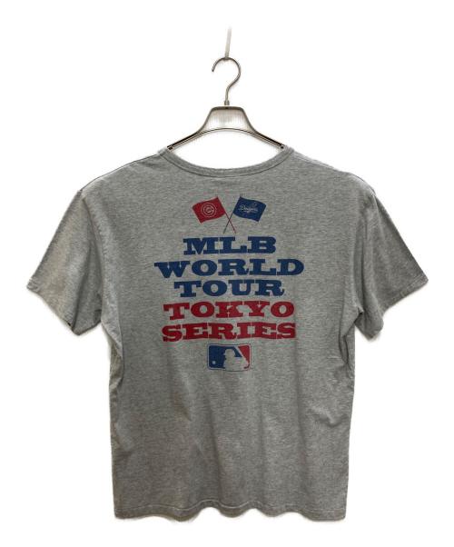 JOURNAL STANDARD relume（ジャーナルスタンダード レリューム）JOURNAL STANDARD relume (ジャーナルスタンダード レリューム) PEANUTS 別注 MLB開幕戦 ベースボール プリントTシャツ グレー サイズ:Ｌ 未使用品の古着・服飾アイテム