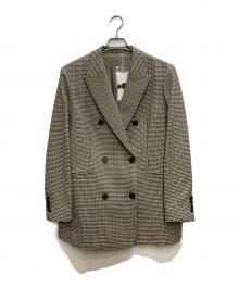 23区（ニジュウサンク）の古着「ライトツイード チェック ジャケット」｜ベージュ