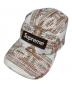SUPREME（シュプリーム）の古着「WOVEN PATTERN CAMP CAP」｜ベージュ