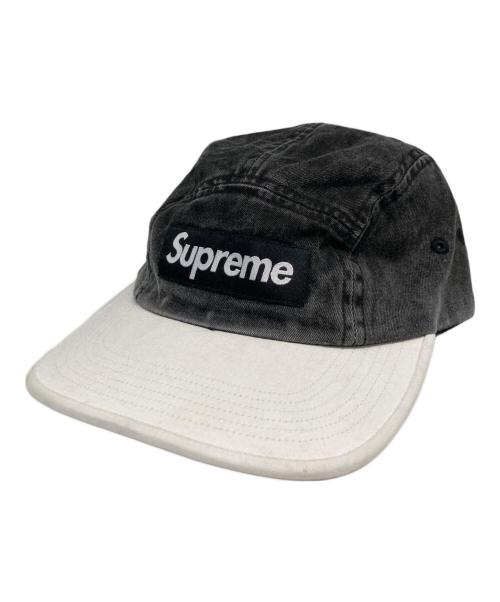 SUPREME（シュプリーム）Supreme (シュプリーム) Pigment 2-Tone Camp Cap/グメント・ツートーン・キャンプ・キャップ ブラックの古着・服飾アイテム
