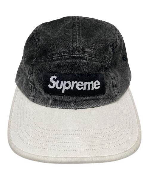 SUPREME（シュプリーム）Supreme (シュプリーム) Pigment 2-Tone Camp Cap/グメント・ツートーン・キャンプ・キャップ ブラックの古着・服飾アイテム
