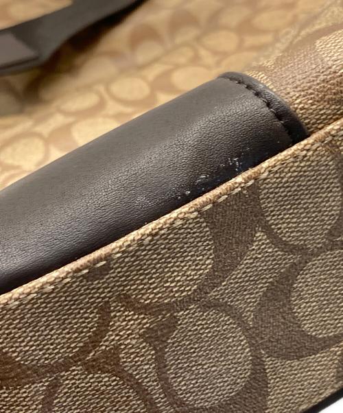 COACH（コーチ）COACH (コーチ) 2WAY シグネチャーショルダーバッグ ベージュの古着・服飾アイテム