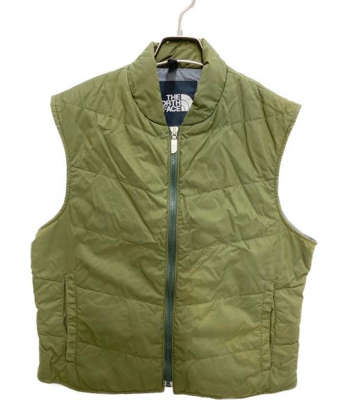 THE NORTH FACE（ザ ノース フェイス）THE NORTH FACE (ザ ノース フェイス) 中綿ベスト オリーブ サイズ:Mの古着・服飾アイテム