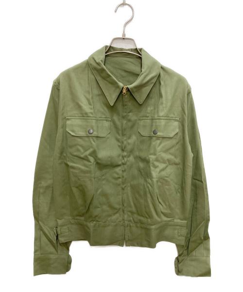 オーストラリア軍（オーストラリア軍）オーストラリア軍 (オーストラリア軍) ジップアップミリタリージャケット オリーブ サイズ:8の古着・服飾アイテム