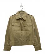 VINTAGEヴィンテージ）の古着「ミリタリージャケット」｜ベージュ