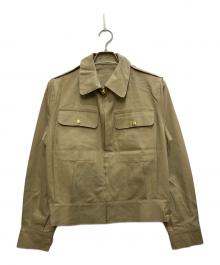 VINTAGE（ヴィンテージ）の古着「ミリタリージャケット」｜ベージュ