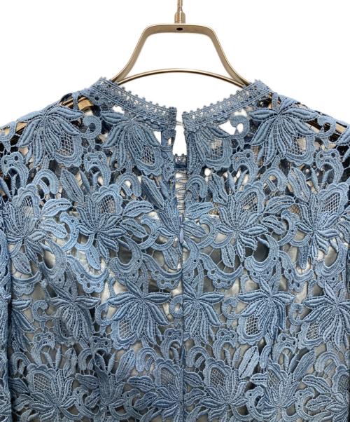 CELFORD（セルフォード）CELFORD (セルフォード) ケミカルレースワンピース ブルー サイズ:36の古着・服飾アイテム