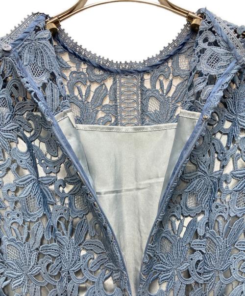 CELFORD（セルフォード）CELFORD (セルフォード) ケミカルレースワンピース ブルー サイズ:36の古着・服飾アイテム