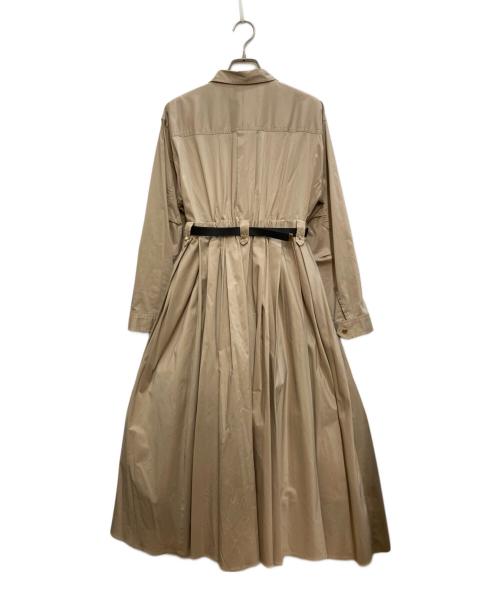 furfur（ファーファー）FURFUR (ファーファー) ベルト付きシャツワンピース ベージュ サイズ:00 未使用品の古着・服飾アイテム