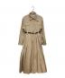 FURFUR（ファーファー）の古着「ベルト付きシャツワンピース」｜ベージュ