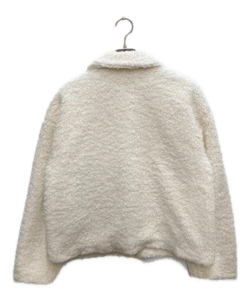 FRAY ID（フレイ アイディー）FRAY ID (フレイ アイディー) ボアジャケット ホワイト サイズ:Freeの古着・服飾アイテム