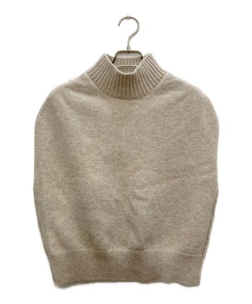 kurashi&trips publishing（クラシアンドトリップス パブリッシング）kurashi&trips publishing (クラシアンドトリップス パブリッシング) いつものコーデが広がるあったかウールのニットベスト ベージュ サイズ:Freeの古着・服飾アイテム