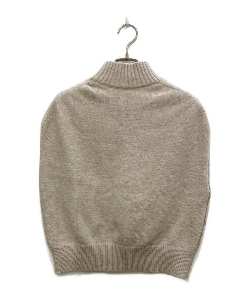 kurashi&trips publishing（クラシアンドトリップス パブリッシング）kurashi&trips publishing (クラシアンドトリップス パブリッシング) いつものコーデが広がるあったかウールのニットベスト ベージュ サイズ:Freeの古着・服飾アイテム