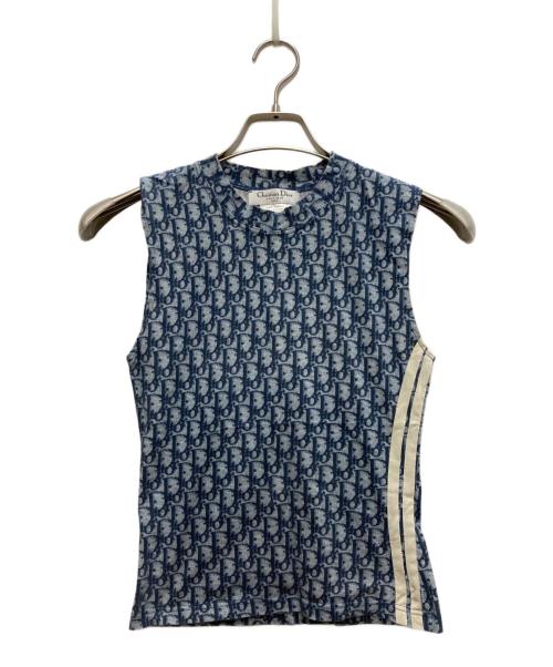 Christian Dior（クリスチャン ディオール）Christian Dior (クリスチャン ディオール) キャミソールタンクトップ ブルー サイズ:38の古着・服飾アイテム