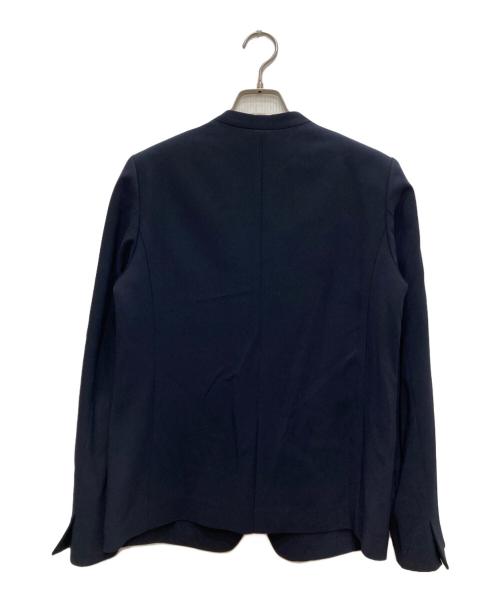 ROPE（ロペ）ROPE (ロペ) トリアセテートダブルクロスVネックジャケット ネイビー サイズ:40の古着・服飾アイテム