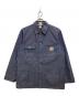 CarHartt（カーハート）の古着「シャンブレーカバーオール」｜ネイビー