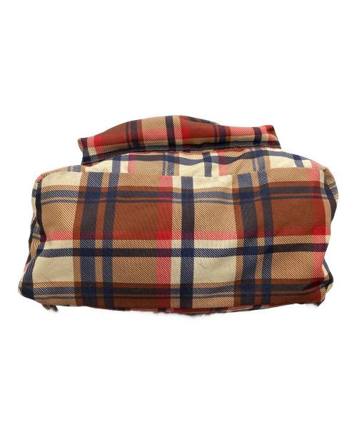 A BATHING APE（ア ベイシング エイプ）A BATHING APE (ア ベイシング エイプ) ラブジェネチェックバックパック ベージュの古着・服飾アイテム