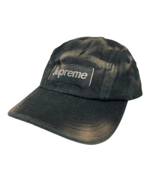 SUPREME（シュプリーム）Supreme (シュプリーム) Overdyed Camp Cap/オーバーダイド・キャンプ・キャップ ブラックの古着・服飾アイテム