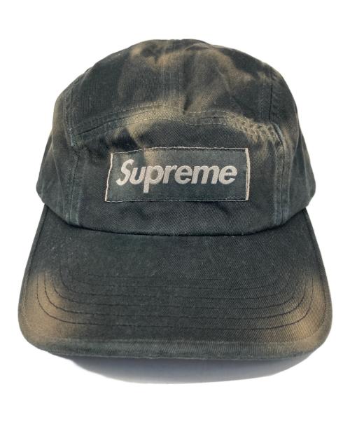 SUPREME（シュプリーム）Supreme (シュプリーム) Overdyed Camp Cap/オーバーダイド・キャンプ・キャップ ブラックの古着・服飾アイテム