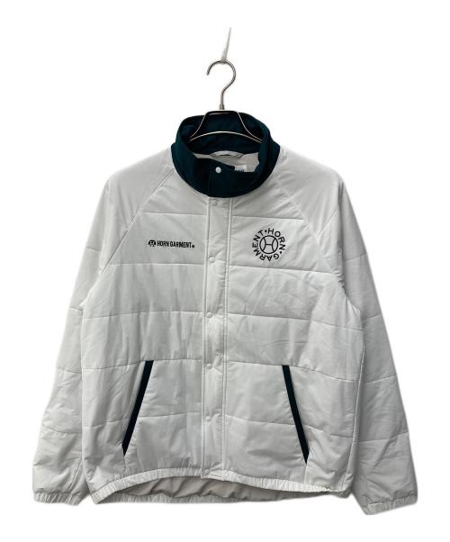 HORN GARMENT（ホーンガーメント）HORN GARMENT (ホーンガーメント) Scott Pudding 中綿ジャケット ホワイト サイズ:50の古着・服飾アイテム