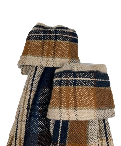 Deluxeware（デラックスウェア）DELUXEWARE (デラックスウェア) ヘビーネルシャツ ブラウン サイズ:ＸＬの古着・服飾アイテム