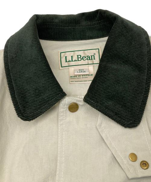 L.L.Bean（エルエルビーン）L.L.Bean (エルエルビーン) ナイロン フィールドコート アイボリー サイズ:SIZE REG LARGEの古着・服飾アイテム
