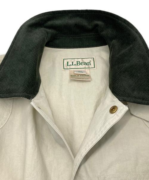 L.L.Bean（エルエルビーン）L.L.Bean (エルエルビーン) ナイロン フィールドコート アイボリー サイズ:SIZE REG LARGEの古着・服飾アイテム