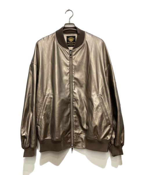 MAISON SPECIAL（メゾンスペシャル）MAISON SPECIAL (メゾンスペシャル) Prime-Over MA-1 Bomber Jacket/プライムオーバー　エムエーワン　ボンバー　ジャケット ベージュ サイズ:1の古着・服飾アイテム