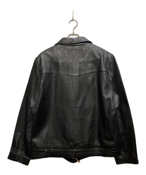 Liugoo Leathers（リューグーレザーズ）LIUGOO LEATHERS (リューグーレザーズ) ダブルライダースジャケット ブラック サイズ:3Ｌの古着・服飾アイテム