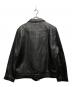 LIUGOO LEATHERS (リューグーレザーズ) ダブルライダースジャケット ブラック サイズ:3Ｌ：18000円