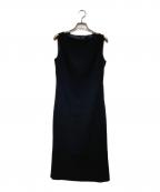 theoryセオリー）の古着「Admiral Crepe Flared Dress/アドミラル・クレープ・フレア・ドレス」｜ブラック