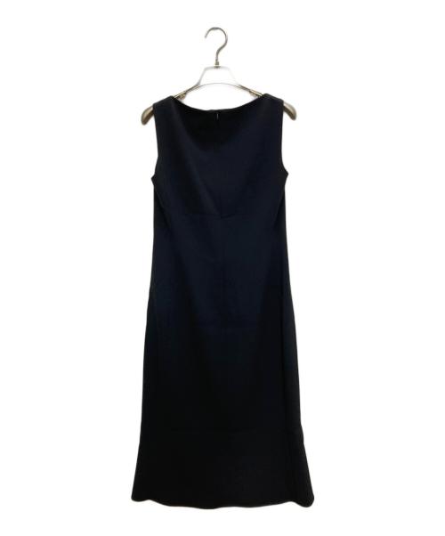 theory（セオリー）theory (セオリー) Admiral Crepe Flared Dress/アドミラル・クレープ・フレア・ドレス ブラック 未使用品の古着・服飾アイテム