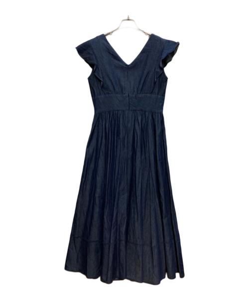 HER LIP TO（ハーリップトゥ）HER LIP TO (ハーリップトゥ) Eternal Lace Trimmed Dress/エターナル・レース・トリムド・ドレス インディゴ サイズ:Ｍの古着・服飾アイテム