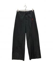 masu（エムエーエスユー）の古着「RED ANGEL WIDE TROUSERS/レッドエンジェルワイドトラウザーズ」｜グレー