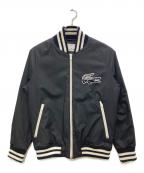 LACOSTEラコステ）の古着「ビッグワニ ブルゾン」｜ブラック