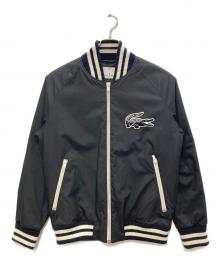 LACOSTE（ラコステ）の古着「ビッグワニ ブルゾン」｜ブラック