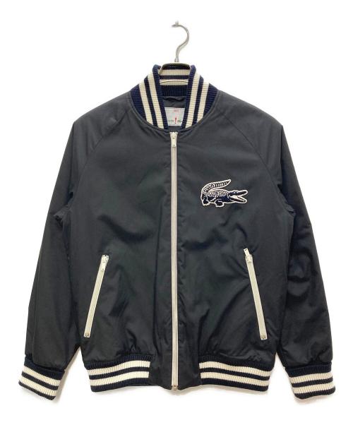 LACOSTE（ラコステ）LACOSTE (ラコステ) ビッグワニ ブルゾン ブラック サイズ:48の古着・服飾アイテム