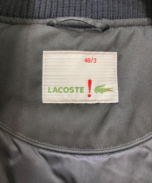 LACOSTE（ラコステ）LACOSTE (ラコステ) ビッグワニ ブルゾン ブラック サイズ:48の古着・服飾アイテム